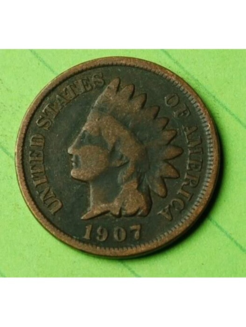 X180 1907 Indian Head Cent Penny 1c - Check Out Our eBay Store - old coin money